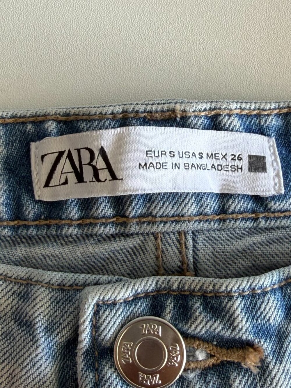 Zara Light Wash Denim Maxi Skirt - Picture 3 of 3